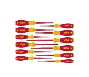 Wiha 41003 SoftFinish electric slimFix Zestaw wkrętaków mieszanych / 12 szt