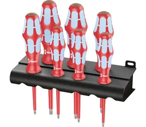 Zestaw wkrętaków TORX Wera 3167 i|7 / stal nierdzewna + stojak / 7 sztuk