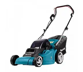 Makita DLM382PT2 / Kosiarka akumulatorowa / 2 x 18 V / zasięg 38 cm / kosz 40 l / 2x 5,0 Ah