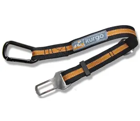 Kurgo Direct to Seatbelt Tether / Pas samochodowy bezpieczeństwa dla psów z mechanizmem zaciskowym 