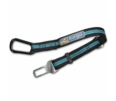 Kurgo Direct to Seatbelt Tether - niebieski / Pas samochodowy bezpieczeństwa dla psów z mechanizmem zaciskowym 