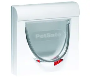 PetSafe Staywell 932 biały / Drzwi magnetyczne / 224x224mm / otwarcie: 169x169mm / max szerokość ramienia: 162mm / max