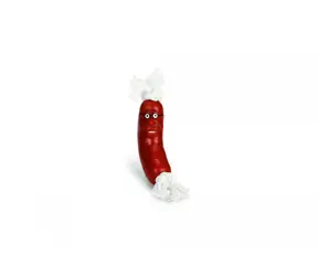 Beeztees Sznurkowa zabawka z kiełbaską dla psów 25cm
