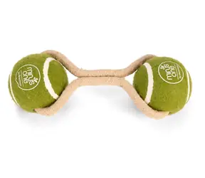 Beeztees Minus One 2 piłki tenisowe na linie 6cm / Zabawka dla psów 