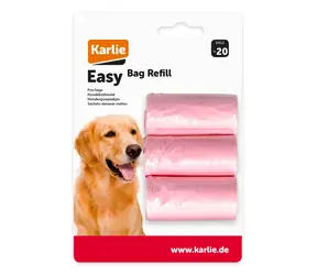 Worki na odchody Karlie Dog różowe 3x20 szt