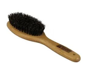 BAMBOO GROOM Duża owalna szczotka z naturalnym włosiem niedźwiedzia