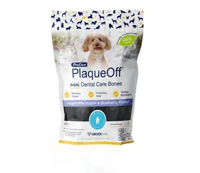 ProDen PlaqueOff Mini Dental Bones warzywo o smaku jagodowym 340g
