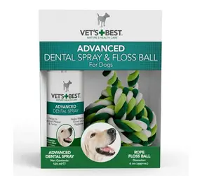 VET´S BEST Spray dentystyczny + lina dla psów