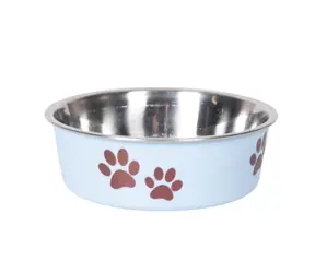 Karlie Miska ze stali nierdzewnej z powłoką z tworzywa sztucznego niebieska 14cm 450ml