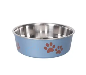 Karlie Miska ze stali nierdzewnej z powłoką z tworzywa sztucznego metalik niebieski 23cm 2200ml