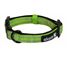 Alcott Adventure zielona - rozmiar L / obroża odblaskowa dla psa