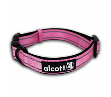 Alcott Adventure różowy - rozmiar S / obroża odblaskowa dla psa