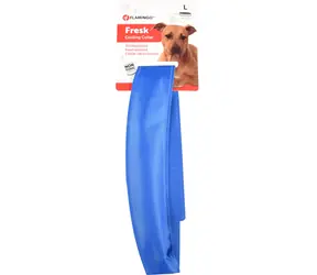 Obroża chłodząca Flamingo dla psa niebieska - rozmiar L 49-56cm