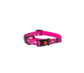 Karlie ASP Mix&Match Kołnierz różowy Motyw CHIP - rozmiar S 30-45cm 15mm