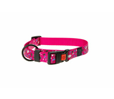 Karlie ASP Mix&Match Kołnierzyk różowy Motyw CHIP - rozmiar M 40-55cm 20mm