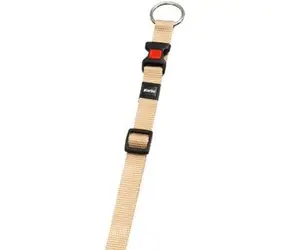 Karlie- Obroża Flamingo ASP beżowa - rozmiar XL 55-75cm 40mm