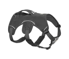 Szelki dla psa Ruffwear Web Master w kolorze szarym - rozmiar XXS