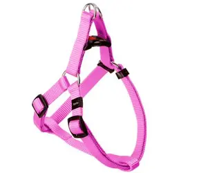 Szelki Flamingo dla psa nylonowe różowe 20-35cm10mm w rozmiarze XS