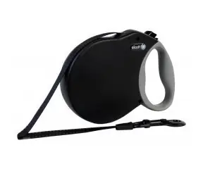Smycz Alcott Adventure czarna - rozmiar XS