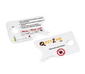 Preparat do usuwania kleszczy Pet2me z lupą