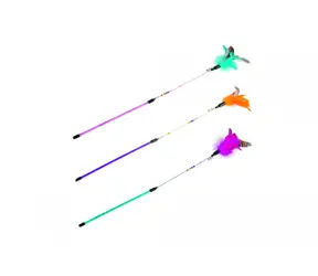 Beeztees PLUMO Teaser zabawka dla kotów 50cm
