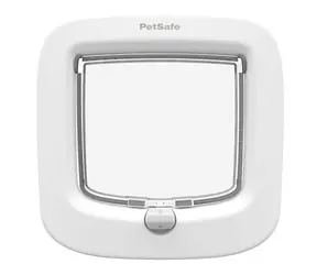 Ręczne drzwiczki PetSafe DeLuxe dla psów i kotów białe / do 8kg / 219 mm x 210 mm