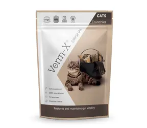 VERM-X Naturalny granulat przeciw pasożytom jelitowym dla kotów 120g