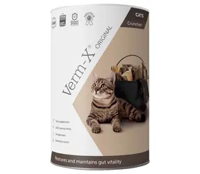VERM-X Naturalny granulat przeciw pasożytom jelitowym dla kotów 60g
