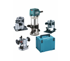 Makita RT0702CX3J / Frezarka kombinowana z osprzętem / 710W / Makpac