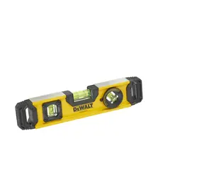 DeWalt DWHT0-43003 Poziomica metalowa 25 cm / 3 poziomy / Dokładność: 0,5 mm/m