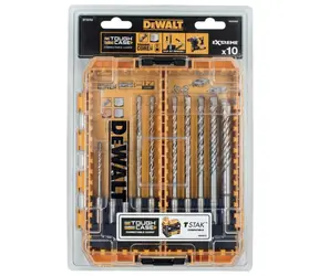 DeWalt DT70753 / Zestaw 10 wierteł do betonu / SDS- PLUS / 5/6/7/8/9/10/12 mm