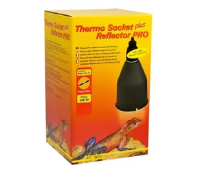 Lucky Reptile Thermo Socket PLUS reflektor „Plug and Play” duży ze złączem / wys. 25 x 14 cm