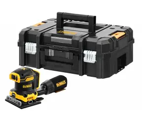 DeWalt DCW200NT / Szlifierka oscylacyjna akumulatorowa / 18 V / 108 x 115 mm / 12000-14000 oscylacji-min / bez akumulatora / walizka