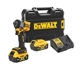 DeWalt DCF922P2T / Akumulatorowy klucz udarowy / 18V / Mocowanie: 1/2" / 2500 obr./min / 2x 5.Ah / ładowarka / walizka