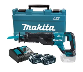 Makita DJR187RTE / Wyrzynarka akumulatorowa / 18V / Skok 32 mm / 3200 z-min / 5,0Ah