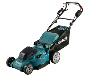 Makita DLM481Z / Kosiarka akumulatorowa / 2x 18 V / 3100 obr./min / do 800 m2 / szerokość koszenia 48 cm / kosz 62 l / bez akumulatora