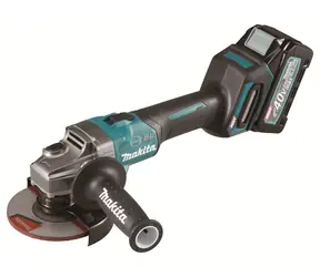 Makita GA005GM201 / Akumulatorowa szlifierka kątowa / 40V / 125 mm / 8500 obr./min / 2x 4,0 Ah