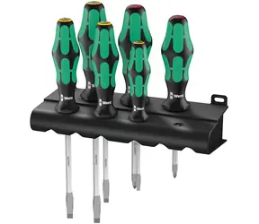 Zestaw wkrętaków Wera 334 SK/6 Kraftform PLUS Lasertip + stojak / 6 szt