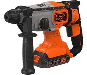 Black&Decker BCD900E2K / Akumulatorowy młot udarowo-wiercący / 18V / 2x akumulator 2,5 Ah / 180 obr/min / 6350 udarów-min 