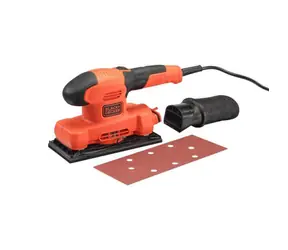 Black&Decker BEW220 / Szlifierka wibracyjna z regulacją / 150W / 189 x 91 mm