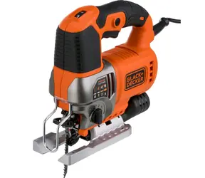 Black&Decker BES610K / Wyrzynarka / 650 W / Skok 19 mm / do 3100 skoków na minutę / Głębokość cięcia 90 mm