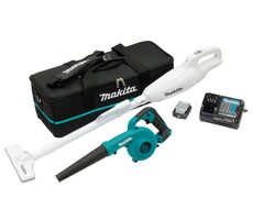 Makita CLX245SAX1/ Dmuchawa akumulatorowa UB100 i odkurzacz CL108FDZW / 12V / 2.0 Ah