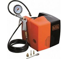 Black&Decker NU8215340BND701 / Kompresor bezolejowy / 1100W / Ciśnienie 8 bar / 180 L na minutę