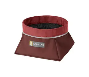 Ruffwear Cegła wypalana hartowniczo-M / Miska dla psa 