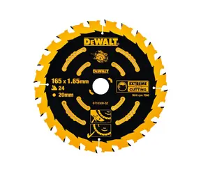 DeWalt DT10303 EXTREME / brzeszczot do pił tarczowych / 184x16 mm / 40 zębów