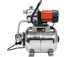 YATO YT-85370 / Zestaw hydroforowy automatyczny / 1200W / 19 l / 4000 l/h / głębokość ssania: 9m / wysokość podnoszenia: 50m