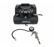 YATO YT-23242 / Kompresor akumulatorowy bezolejowy / 800W / 6L / Ciśnienie 8 bar / 98 L na minutę / 18V
