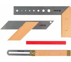 YATO YT-70823 / Zestaw stolarski do precyzyjnego pomiaru 4 szt