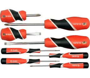 YATO YT-25980 / Zestaw wkrętaków 8szt / - 2-6mm / + PH0-PH2