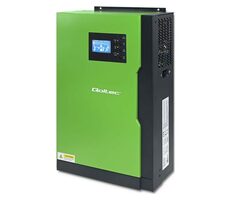 Stacja ładowania solarnego Qoltec 53887 48V czarno - zielony / 10KVA / 5,5kW / 100A / wyświetlacz LCD